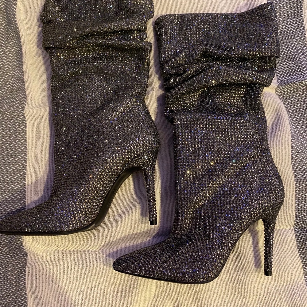 Jessica Simpson Slouch Boot/Pewter